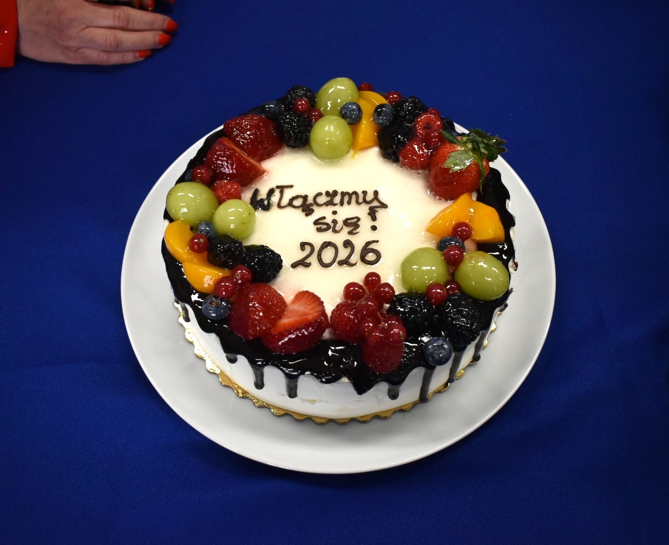 tort z napisem: "Włączmy się! 2026"